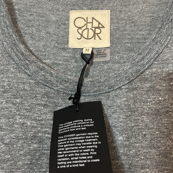 Chaser light weight cotton short ruffle sleeve mini dress heather grey medium - Picture 2 of 5